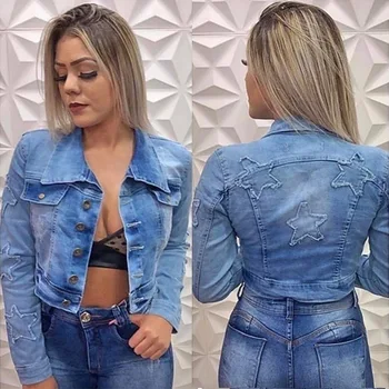 Toamna jacheta denim pentru femei scurte slim jean straturi de îmbrăcăminte exterioară harajuku streetwear femei jacheta 2020 nou haine de sex feminin din piele jacke