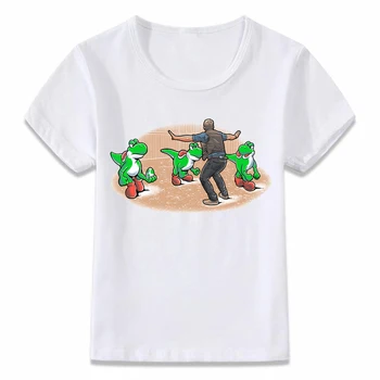 Haine pentru copii T Shirt Lumea Jurassic Cu Yoshi Funny T-shirt pentru Baieti si Fete Copilul Shirt Tee oal141
