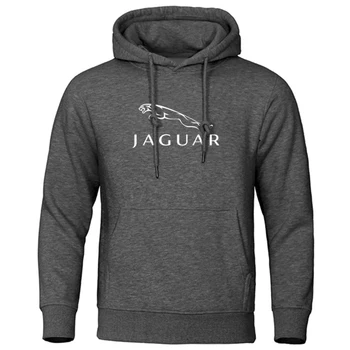 2021 Jaguar masina Hanorac negru negru/alb logo-ul imprimat bărbați'sportswear moda Harajuku casual culoare solidă menPullover Tricou