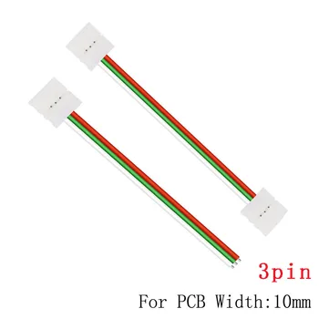 20/50Pcs LED Conector 2/3/4/5Pin Singur Dual End Solderless Acoperi Cablu de Sârmă Pentru WS2812 5050 3528 RGB RGBW RGBWW LED Strip Bandă