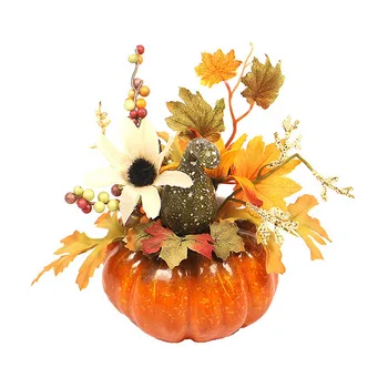 15cm Artificiale Dovleci, Frunze de Arțar Flori Uscate de Rodie Masa Casa de Toamnă Toamna Recolta de ziua Recunostintei Decor de Halloween