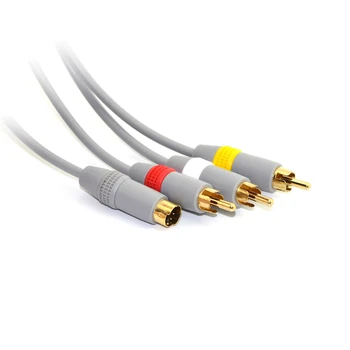De înaltă calitate RCA Audio Video Compozit Cablu S-Video Cablu AV Cablu pentru Nintendo Wii S-Video AV sârmă