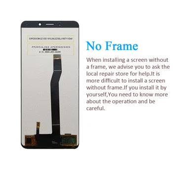 PINZHENG AAAA Original LCD Pentru Xiaomi Redmi 6 Ecran LCD de Înlocuire Pentru Redmi 6 ecrane LCD Digitizer Cu Rama de Asamblare