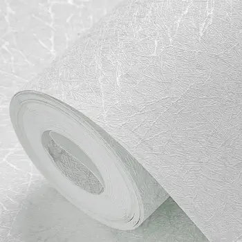 Auto-Adeziv Tapet de Mătase Rola Pvc Vinil Simplu Argintiu Gri Contact Hârtie de Perete pentru Camera de zi Dormitor Pereti Decor Acasă