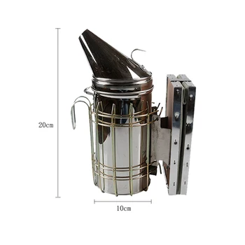 Apicultura Stup De Albine Fumător Manual Bombe De Fum Apicultor Instrument De Stup Bunuri De Echipament Pulverizator Pentru Apicultor Furnizor