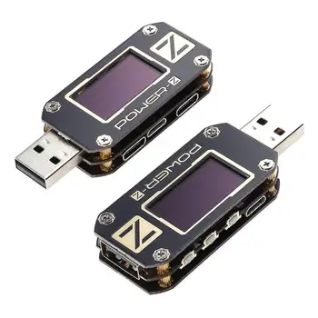 ChargerLAB PUTERE-Z USB Tester PD qc3.0 2.0 Digital Tensiune de Curent de Unda de Tip C KM001C Voltmetru Contor ampermetru Banca Detector