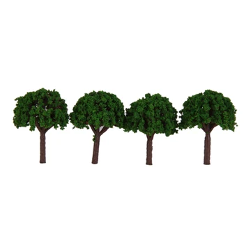 Contele de 50 Premium Peisaj Peisaj de Tren Model Copaci Scena de cale Ferată de cale Ferată Wargame Layout - 1/500 Scară & 3cm