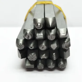 20BUC timbru instrument de pumn pentru ștrasuri din mărgele & a face bijuterii de design din metal timbre set mixt