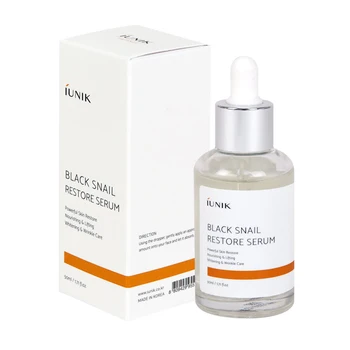 IUNIK Melc Negru Restabili Ser 50ml Anti-Rid Ser Facial Melc Negru Toate într-O singură Cremă de Față Îngrijire Hidratantă Lift Esența