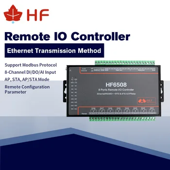 HF6508 Industriale 8 DI 8 8 IO Controler Ethernet RS485 8CH Releu de la Distanță Ethernet Controler de la Distanță