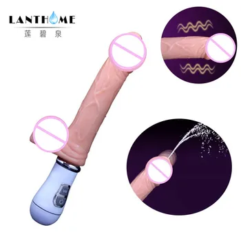 Realist Penis artificial Vibratoare Pizde penis Ejaculare Simulare Simt Pielea Penisului Penis artificial Jucarii Sexuale pentru Femei Masaj Vibrator