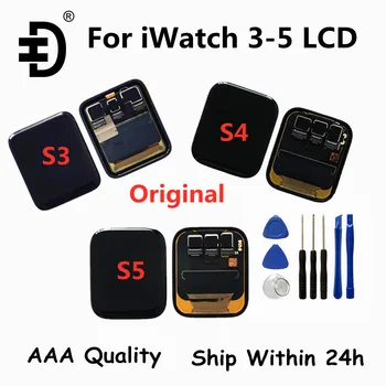 Original LCD Pentru Apple Watch Serie 4/5 40mm 44mm Display LCD Ecran Tactil Digitizer Pentru Apple Watch Seria 3 38mm 42mm Display