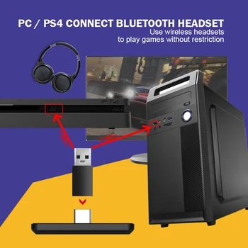 Date Broasca Bluetooth Wireless Adaptor USB de Tip C Pentru Nintendo Comutator Audio Receptor-transmițător Pentru PC Converter Pentru Consola PS4