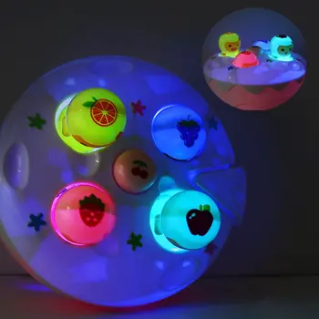 Multifuncțional De Educație Timpurie Puzzle Electric Hamster Copil Jucărie De Sunet Și Lumină Tort De Fructe Bate Joc De Muzică Mașină
