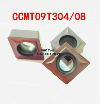 10buc CCMT09T304/CCMT09T308 Carbură CNC insertii,CNC strung tool,se aplică pentru oțel inoxidabil și oțel de prelucrare pentru SCLCR/SCKCR