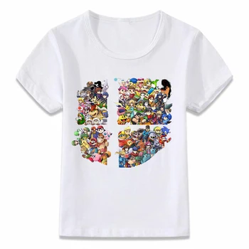 Haine copii Tricou Super Smash Bros pentru Copii T-shirt pentru Baieti si Fete Copilul Tricouri