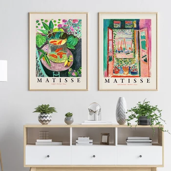 Henri Matisse Retro Postere Si Printuri Abstracte Peisaj Arta De Perete De Epocă Panza Pictura Imagini Pentru Living Decor Acasă