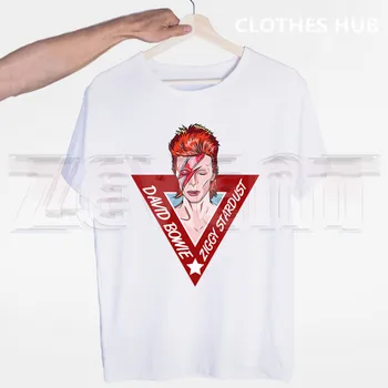 Rip David Bowie Anglia Muzica Rock Pop Star tricouri pentru Bărbat/femeie Tipărite Tricou Casual Tricou Hip Hop de Top Teuri de sex Masculin/de sex feminin