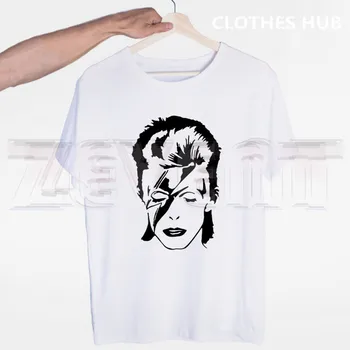 Rip David Bowie Anglia Muzica Rock Pop Star tricouri pentru Bărbat/femeie Tipărite Tricou Casual Tricou Hip Hop de Top Teuri de sex Masculin/de sex feminin