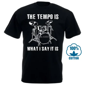 De Tobe Drummer Tempo Muzician De Formatie De Muzica De Percuție Drumset Tee Umor Amuzant Joc De Cuvinte Grafic Adult Mens T Shirt Moda Tricou Brand