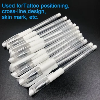 Microblading Consumabile Tatuaj Marker alb Permanente Machiaj Accesorii Chirurgicale Piele Marker pentru Sprancene Scrib Instrumente