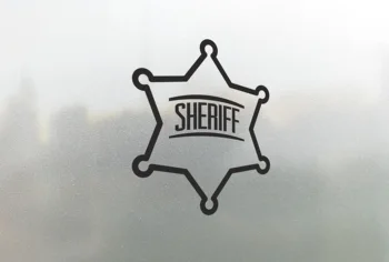 Autocolant auto Sheriff