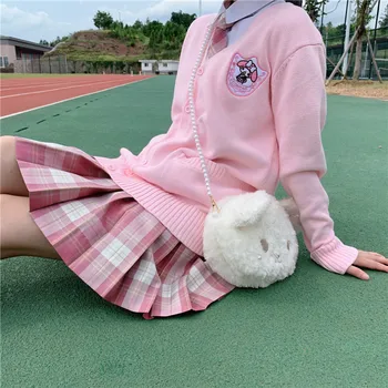 Japoneze Uniforme Cinnamoroll Cardigan Elev De Școală Pulover Anime Lolita Menajera Halloween Cosplay Costum De Toamna Si Iarna Uza