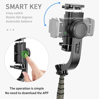 Profesionale Selfie Stick Trepied ligent Anti-Shake Extensibila Stea Telefon cu Bluetooth de la Distanță pentru Smartphone