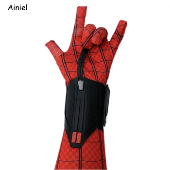Spider Film Omul Balului Peter Parker super-Erou Costum Cosplay Arahnoida Wrist launcher Shooter cu elemente de Recuzită de Halloween pentru Adulti Barbati