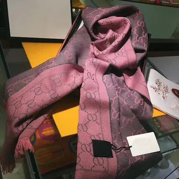 Designer 2020 tricotate de primăvară femei de iarnă eșarfă scrisoare cald cașmir eșarfe, șaluri brand de lux gat esarfa pashmina doamna folie