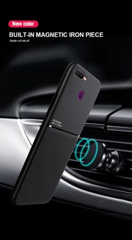 Magnetic Suport Auto telefon caz pentru oppo A5 A9 2020 Realme Q 5 Pro Capac de Silicon rezistent la Șocuri Bara pentru Realme X lite XT 2 X2 Pro