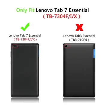 Pentru Lenovo TAB 7 Tab7 Esențiale TB-7304X TB-7304F TB-7304i Acoperi Caz de Protecție din Piele PU de Cazuri pentru Tab 7 TB-7304 Tableta 7inch