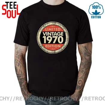 Retrochy Ediție Limitată de Epocă 1970 tricou Rerto 50 de ani de Minunat T-shirt-a Născut în 1970 a 50-a Aniversare cadouri tricou