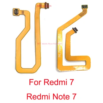 10BUC Pentru Xiaomi Mi Redmi7 Redmi 7 Nota 7 Note7 Senzor de Amprentă digitală Touch ID Scanner Reveni Button Acasă Cablu Flex Reparații Parte