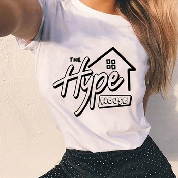2020 Tricouri Femei Tricou Vintage Hype Casa Imprimare Femeie T-shirt Vara Vintage Harajuku Streetwear Sus Tees T Camasa Feminina