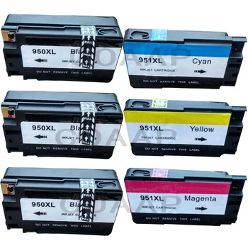 6PK Compatibil Cartuș de Cerneală pentru HP 950 XL 950XL 951 951XL officejet Pro 8600 8100 8610 8620 printer N911g N911a plin de cerneală hp950