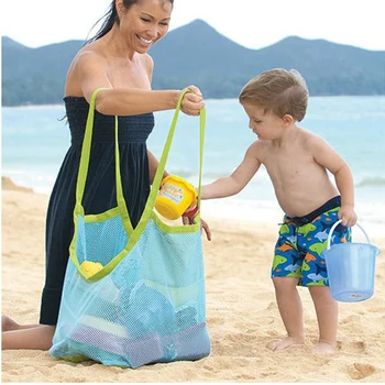 FIERBINTE!Pliabil Portabil Plaja Cu Nisip Punga Copii Copii Plasă De Plaja Jucărie Coșuri Diverse Pungi De Baie Pentru Copii Jucării De Vară De Înot Pentru Copii Jucarii