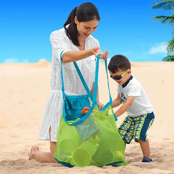 FIERBINTE!Pliabil Portabil Plaja Cu Nisip Punga Copii Copii Plasă De Plaja Jucărie Coșuri Diverse Pungi De Baie Pentru Copii Jucării De Vară De Înot Pentru Copii Jucarii