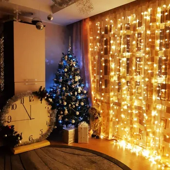 5M Crăciun Lumini Șir Ofili de 0,4-0,6 m Garden Street în aer liber Decorative Zână de Lumină LED-uri Cortina Sloi de gheață Ghirlanda Șir de Lumini