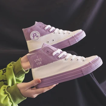 Femei Pantofi De Panza 2020 Nouă Primăvară Adidasi Fete Elevii Pantofi Casual Formatori Pantofi Skateboard Culori Amestecate Sus 35-40