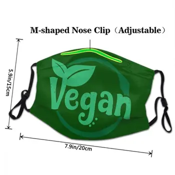 Vegan Semn Non-Unică Folosință Gura Masca De Fata Alimentat De Plante Anti Praf Capacul De Protecție Unisex Respirator Mufla