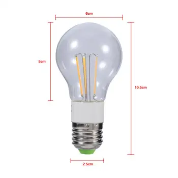 E27 Lampă cu LED-uri Bec 12V 3W/4W/6W Alb Rece/Cald COB LED Filament Bec de 360 de Grade Non-estompat Lumina lampada Lampă cu led-uri