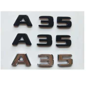 Tv cu Font de Litere Numărul 3 5 Spate Capac Portbagaj Embleme, Insigne cu Emblema, Insigna Autocolant pentru Mercedes Benz W177 A35 35 AMG 2017-2020