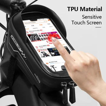 Saci De Biciclete Biciclete Fața Telefon Cu Touch Screen Sac De Biciclete De Munte De Top Tub Sac 6.5 În Cazul În Care Telefonul Ciclism Accesorii