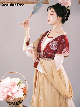 2021 chineză tradițională femei dinastiei tang hanfu rochie retro hanfu costum chinezesc cosplay antice orientale de performanță costum