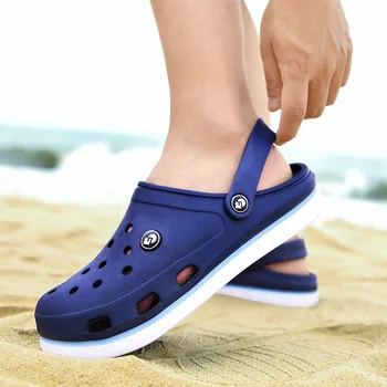 2020 Nou Stil Poroase pentru Bărbați Pantofi de Vară Studenții Drăguț Pantofi de Plaja Barbati Papuci Non-Alunecare