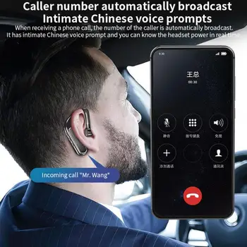 Afaceri Fără Fir Bluetooth Pentru Căști Impermeabil Hifi Driver De Sunet Căști Touch Control Căști De Anulare A Zgomotului Căști