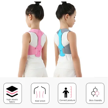 Getinfit Reglabil Copil Corector De Postura Sprijin Copiilor Coloanei Vertebrale Spate Umăr Bretele Copii De Sanatate Corector De Postura