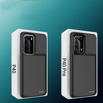 Pentru Huawei P40 Pro Power bank Silicon rezistent la Socuri Baterie Caz Pentru Huawei P40 clip Înapoi Capacul bateriei Capa 5000mAh