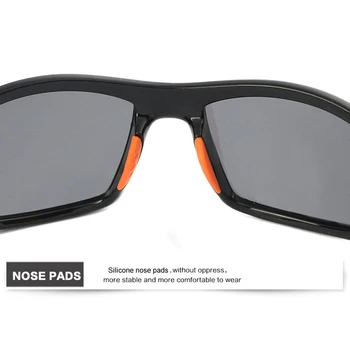 JIANGTUN Calde la Modă Camuflaj Negru Polarizat ochelari de Soare Barbati Femei Designer de Brand Sport Ochelari de Soare UV400 Conducere Gafas